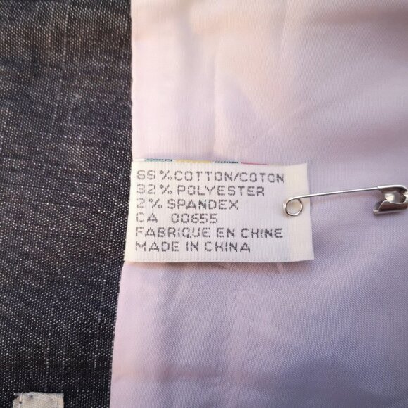 RW & Co Ladies A-line Size 8 Fully Lined Jean Skirt - Picture 5 of 9